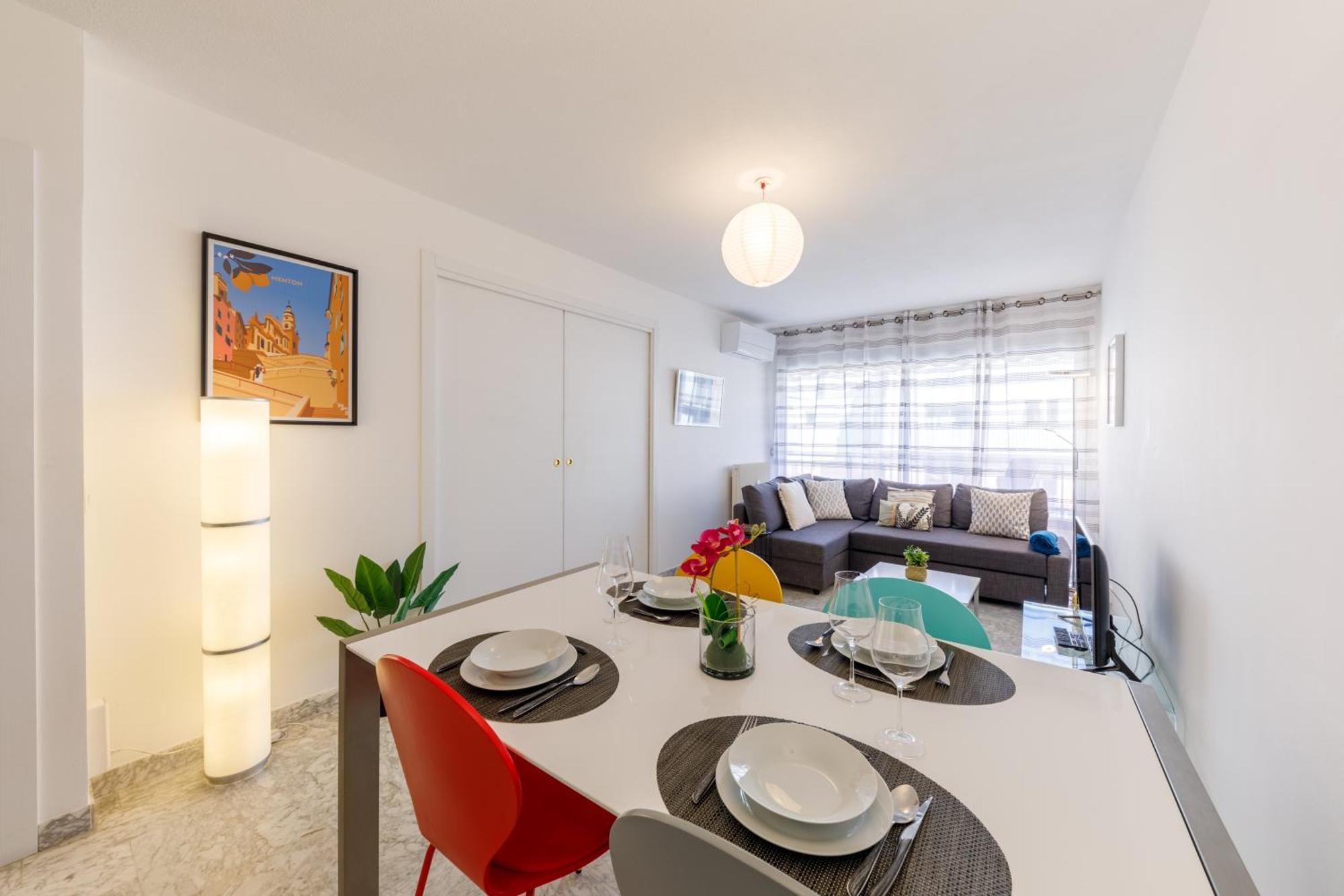Appartement La Perle Grand 2p Terrasse Centre Proche Plages Clim *